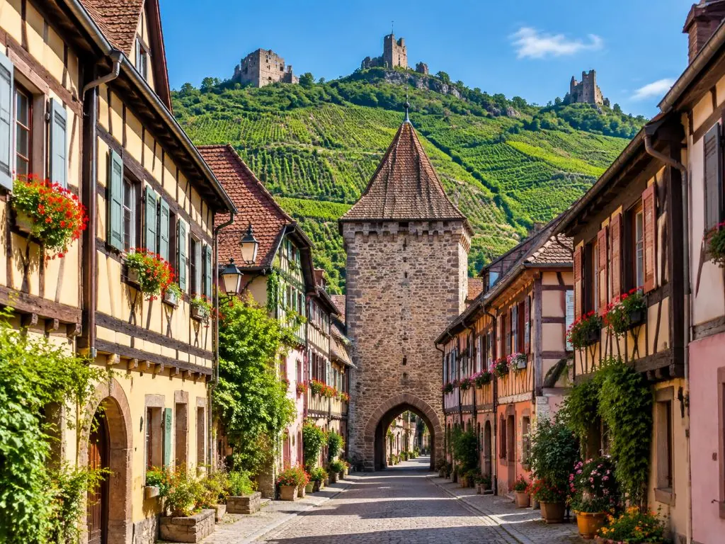 Depuis Bâle : Colmar, Haut-Koenigsbourg et Ribeauvillé