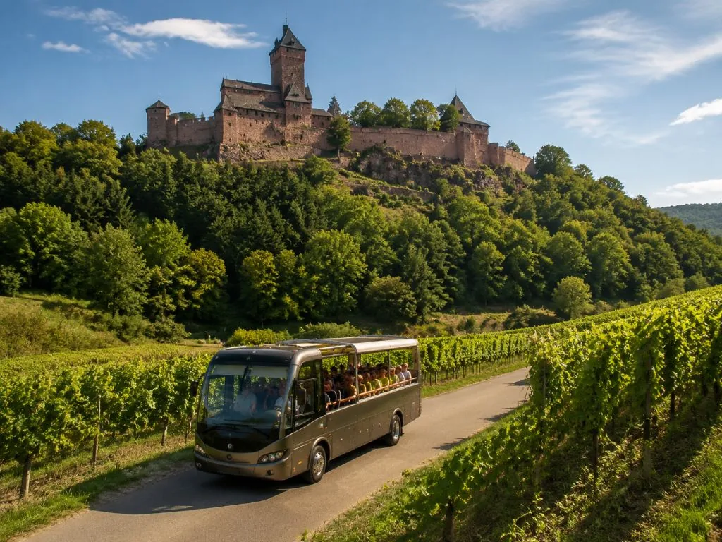 Depuis Colmar : château, villages d'Alsace et dégustation de vins