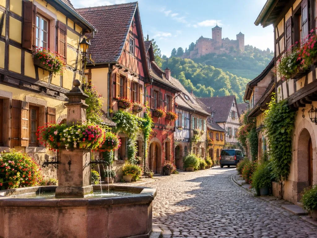 Depuis Colmar : château du Haut-Koenigsbourg et villages, journée en petit groupe