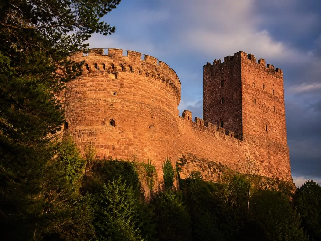 Le grand bastion et la plateforme d’artillerie du Haut-Koenigsbourg